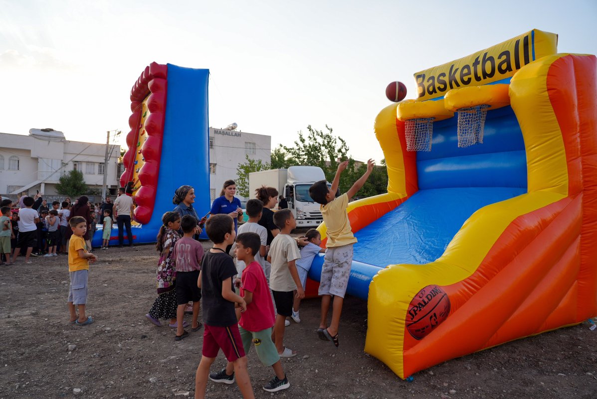 Ergani’de Çocuklar Spor Ve Eğlenceyle Dolu Bir Gün Geçirdi