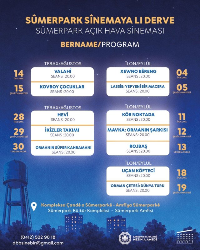 Sümerpark’ta Sinema Keyfi Açık Havaya Taşınıyor