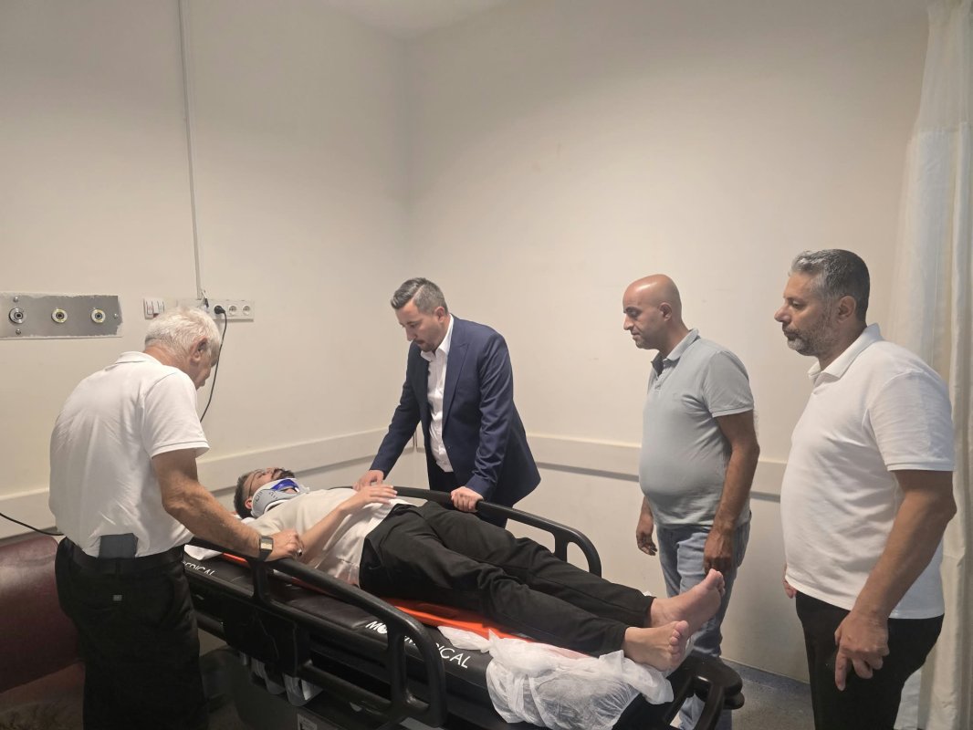 Volkan Karadenizden Mahsum Karakoça Geçmiş Olsun Ziyareti