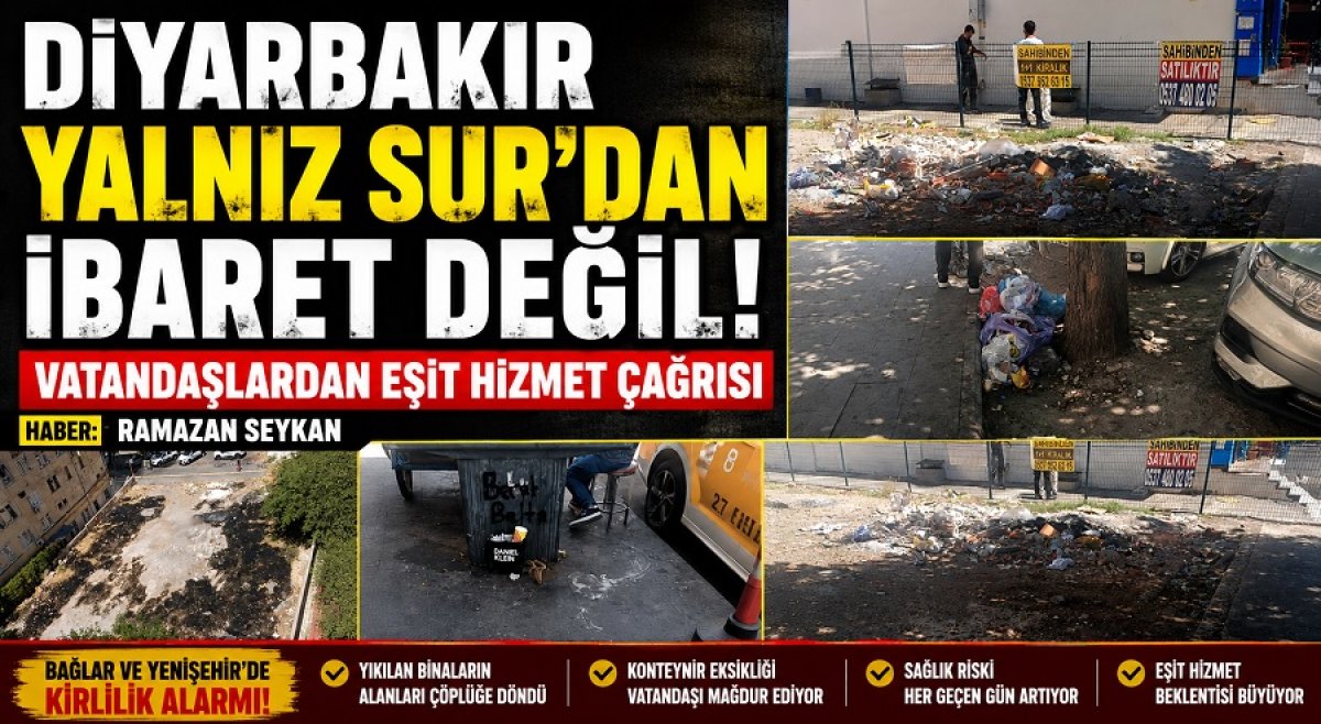DİYARBAKIR’DA EŞİT HİZMET TALEBİ YÜKSELİYOR