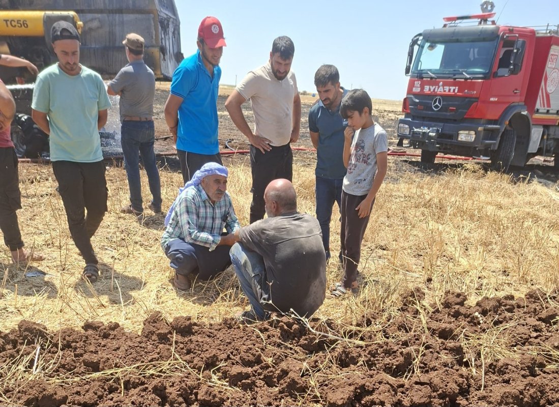 Ergani'de Yanan Biçerdöver İçin Gönülleri Isıtan Dayanışma
