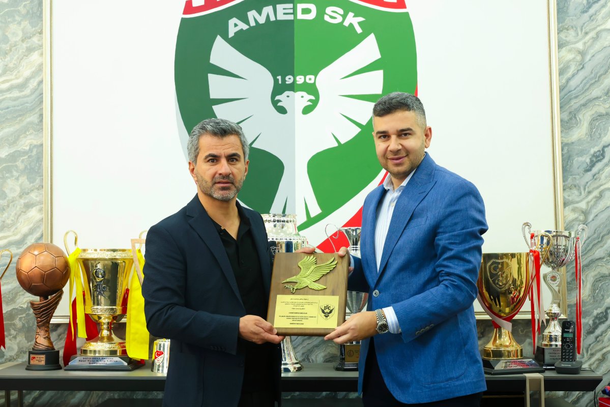 Duhok SC Heyetinden Amedspor'a Dostluk Ziyareti