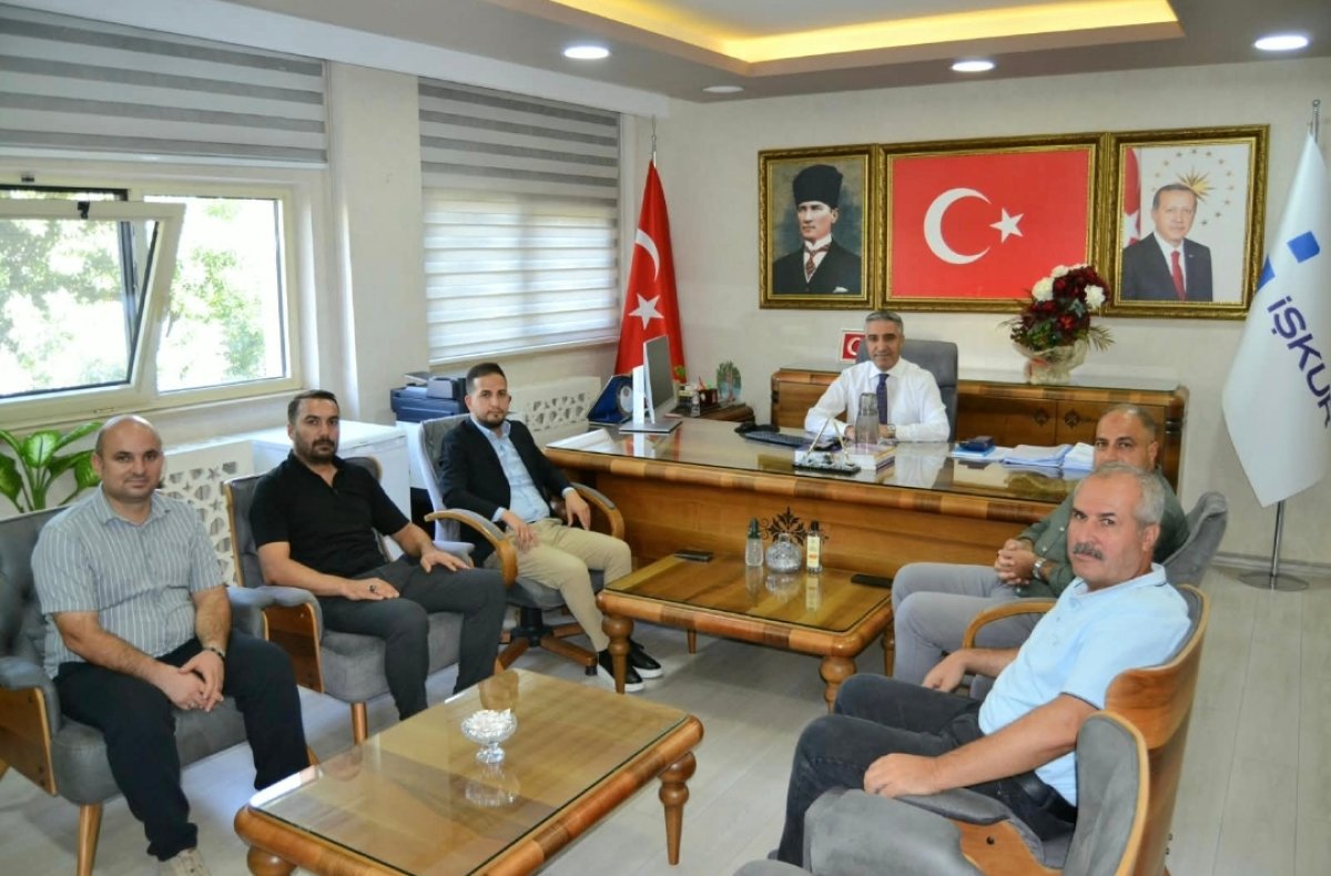 Hak-İş Diyarbakır’dan İŞKUR İl Müdürü Reşat Merttir’e ziyaret