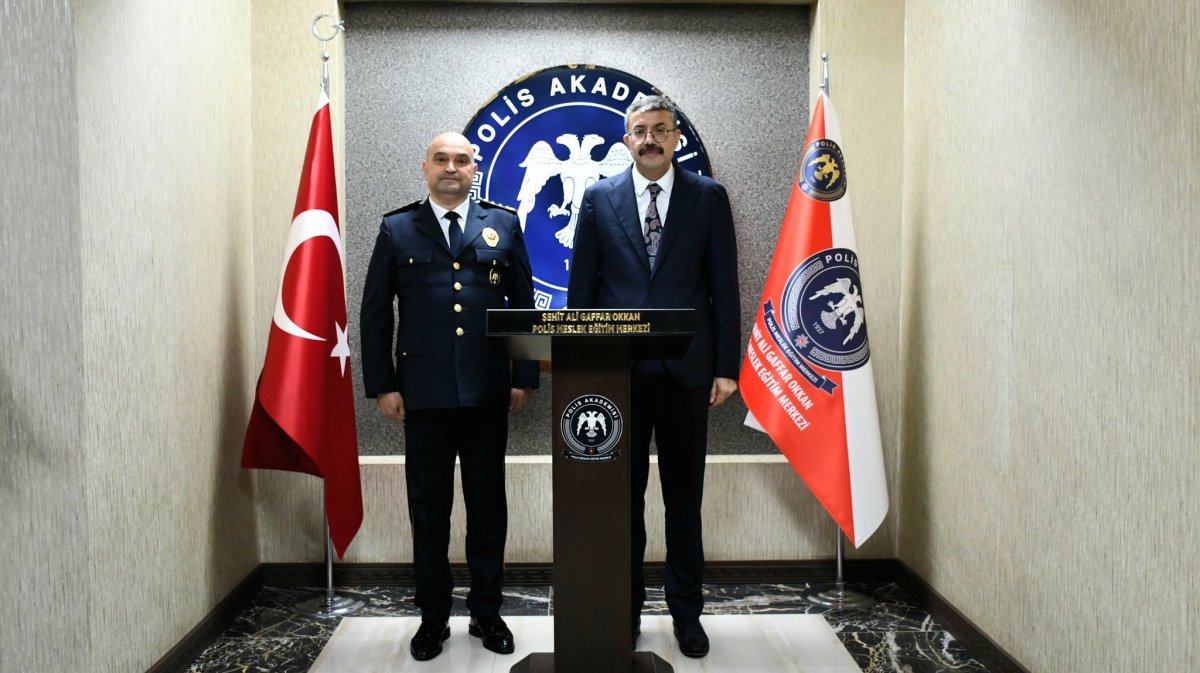 İçişleri Bakan Yardımcısı Ali Çelik, Şehit Ali Gaffar Okkan Polis Meslek Eğitim Merkezi’ni ziyaret etti
