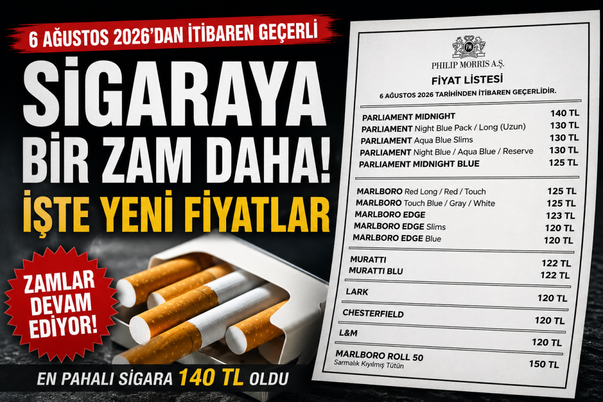 Sigaraya Bir Zam Daha Philip Morris Grubu Yeni Fiyatlarını Açıkladı