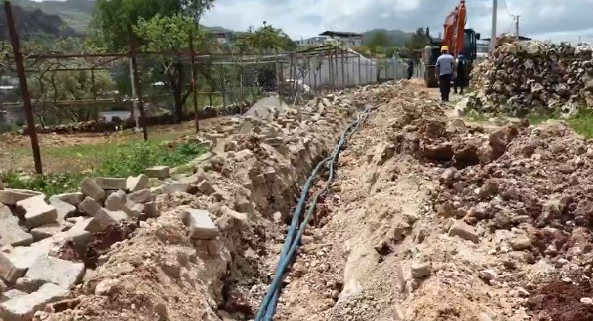 DİSKİ’den Silvan Boyunlu Mahallesi’ne 850 Metrelik Yeni İçme Suyu Hattı
