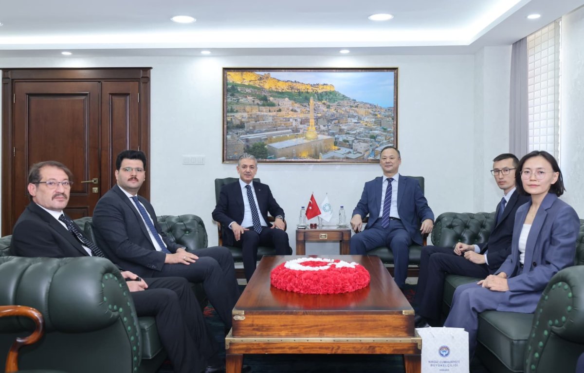 Kırgızistan’ın Ankara Büyükelçisi Kazakbaev’den Mardin Valisi Akkoyun’a Ziyaret