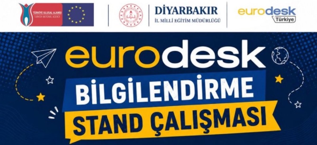Diyarbakır’da Gençlere Avrupa Fırsatları Anlatıldı: Eurodesk Bilgilendirme Standı Kuruldu