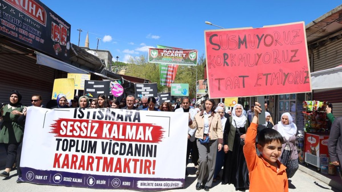 Dicle’de Çocuğa Yönelik İstismar İddiasına Tepki Yürüyüşü