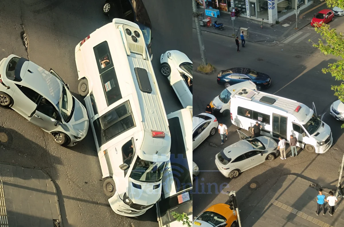 Yenişehir’de Maddi Hasarlı Trafik Kazası