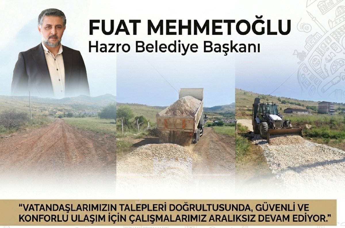 Fuat Mehmetoğlu: “Hazro’nun Her Noktasına Hizmet Ulaştırmaya Devam Edeceğiz”