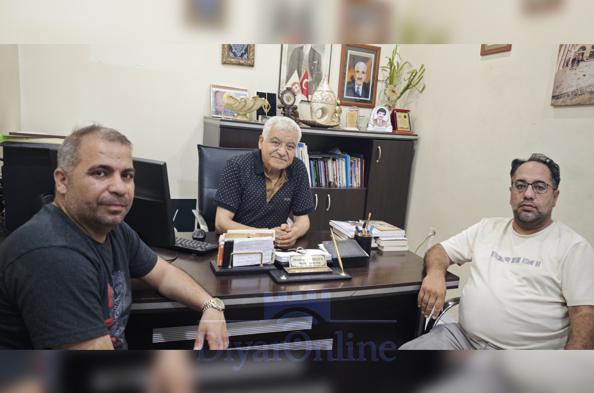 Diyarbakır’ın Hafızası İbrahim Evirgen'e DiyarOnline'den Ziyaret