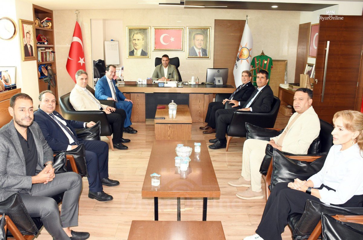 Dicle Üniversitesi Rektörü Kamuran Eronat’tan AK Parti Diyarbakır İl Başkanı Hamit Sümer’e Ziyaret