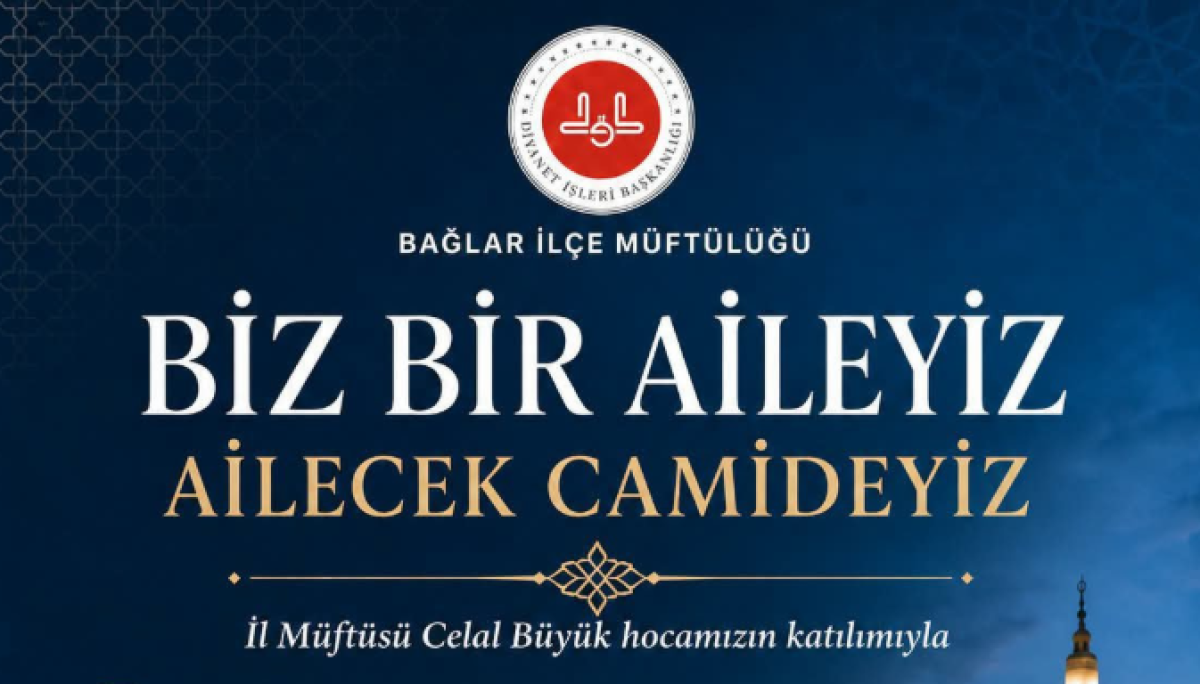 Diyarbakırda Mevlid-i Nebi Haftası İçin Ailece Camideyiz