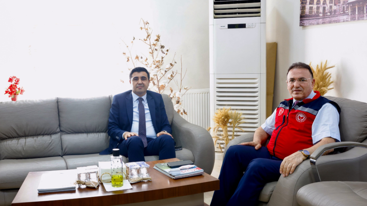 Çınar Kaymakamı Celal Güngör İl Tarım Müdürü Adil Alanı Ziyaret Etti