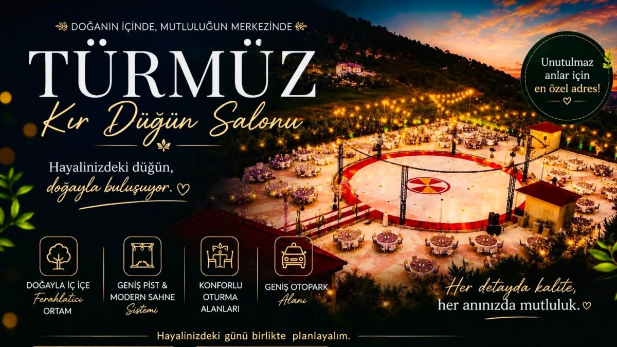Türmüz Kır Düğün Salonu’ndan 5 çifte ücretsiz düğün fırsatı  - Videolu Haber