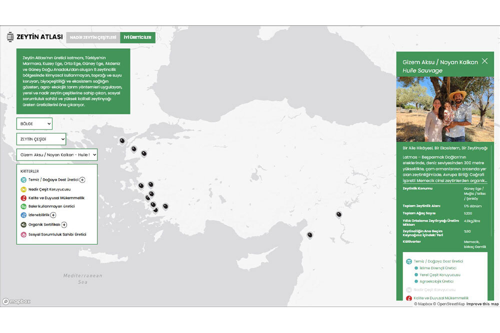 AB Destekli Proje: Zeytin Atlası Erişime Açıldı