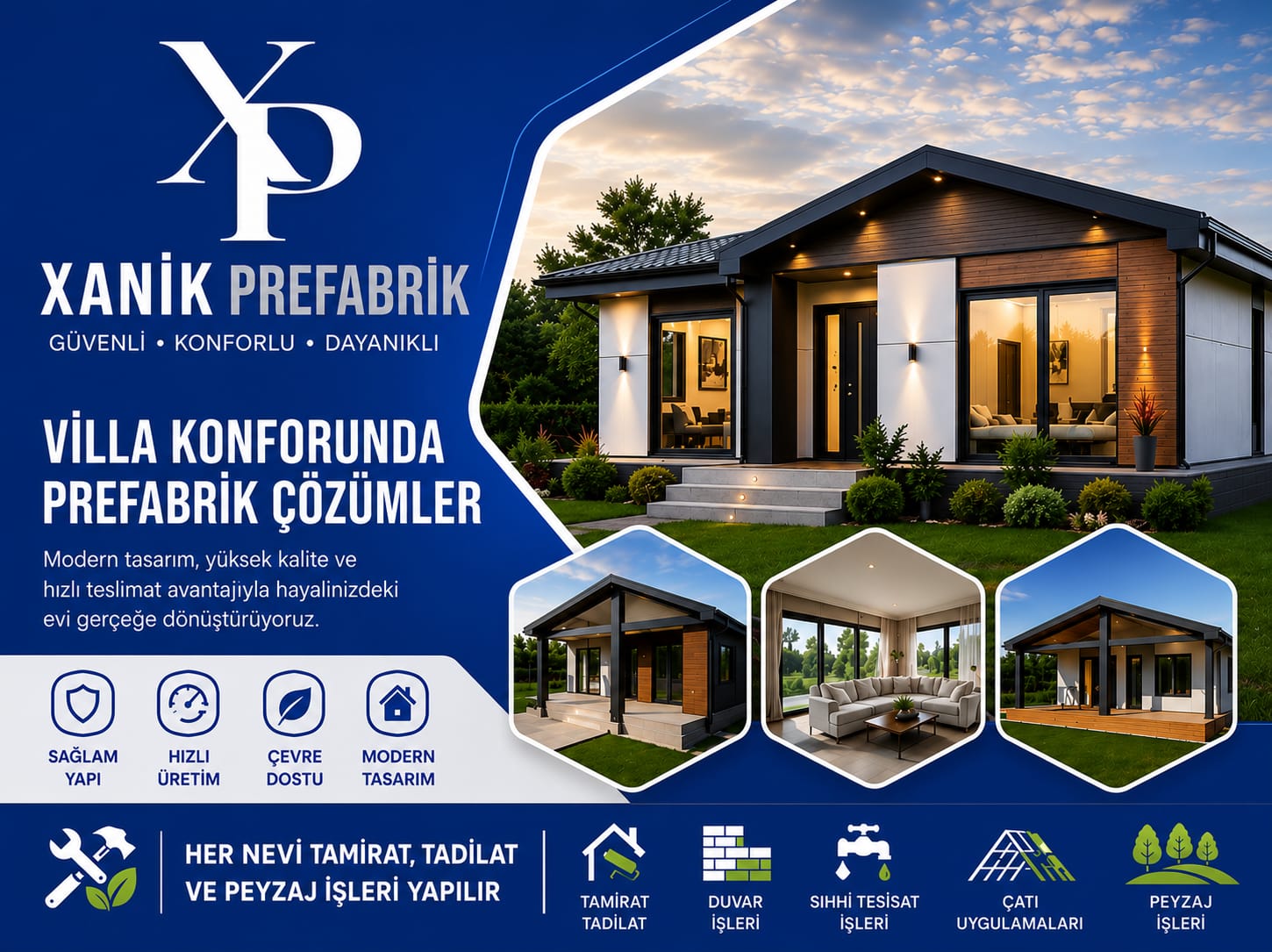 Xanik Prefabrik – Diyarbakır'da Villa Konforunda Modern Prefabrik Yapılar