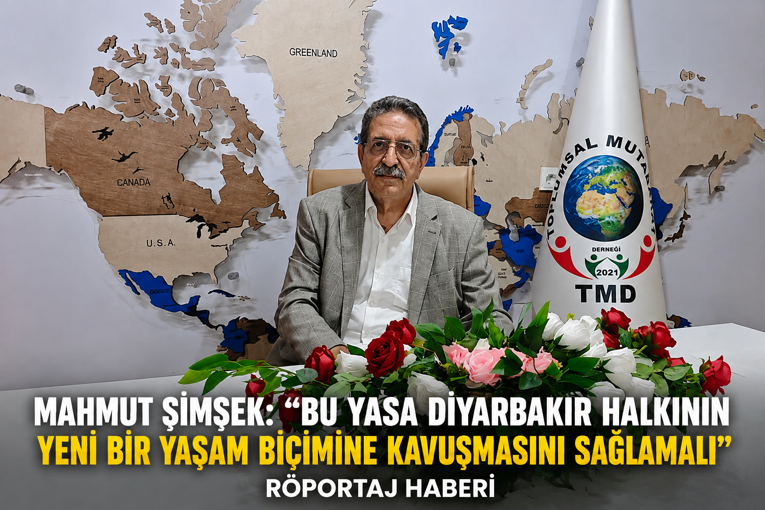 Mahmut Şimşek’ten DiyarOnline’a Özel Açıklamalar: “Bu Yasa Diyarbakır Halkının Yeni Bir Yaşam Biçimine Kavuşmasını Sağlamalı”