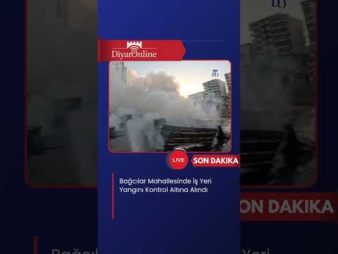 Bağcılar Mahallesi'nde İş Yeri Yangını Korkuttu!