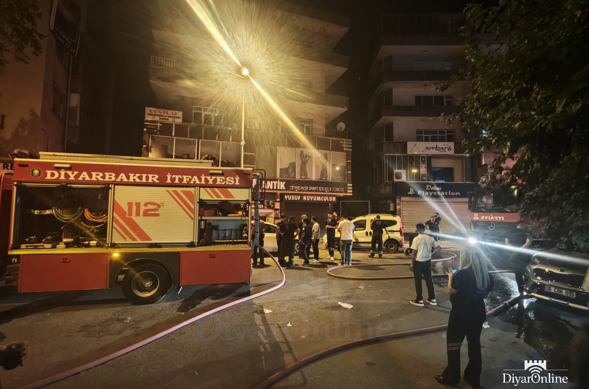 Diyarbakır Ofis Semtinde Şüpheli Yangın Paniği